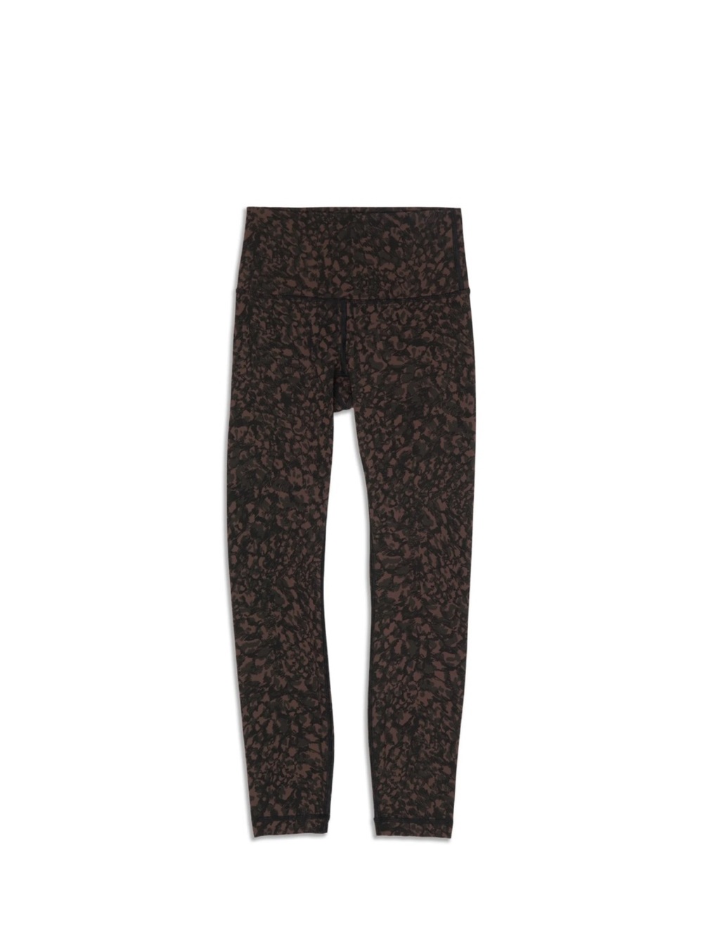 lululemon athletica Brown and Black Printed High-Rise Leggings